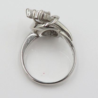 Pt900ダイヤモンドリング　D0.40ct　サイズ9号　重量6.94ｇ(石の重量含む)　レディース(中古)