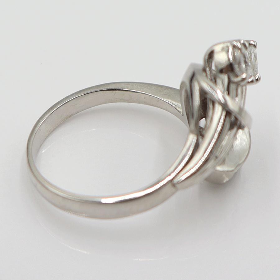 Pt900ダイヤモンドリング　D0.40ct　サイズ9号　重量6.94ｇ(石の重量含む)　レディース(中古)