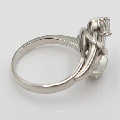 Pt900ダイヤモンドリング　D0.40ct　サイズ9号　重量6.94ｇ(石の重量含む)　レディース(中古)