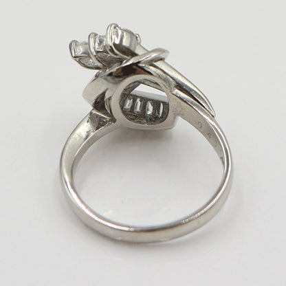 Pt900ダイヤモンドリング　D0.40ct　サイズ9号　重量6.94ｇ(石の重量含む)　レディース(中古)