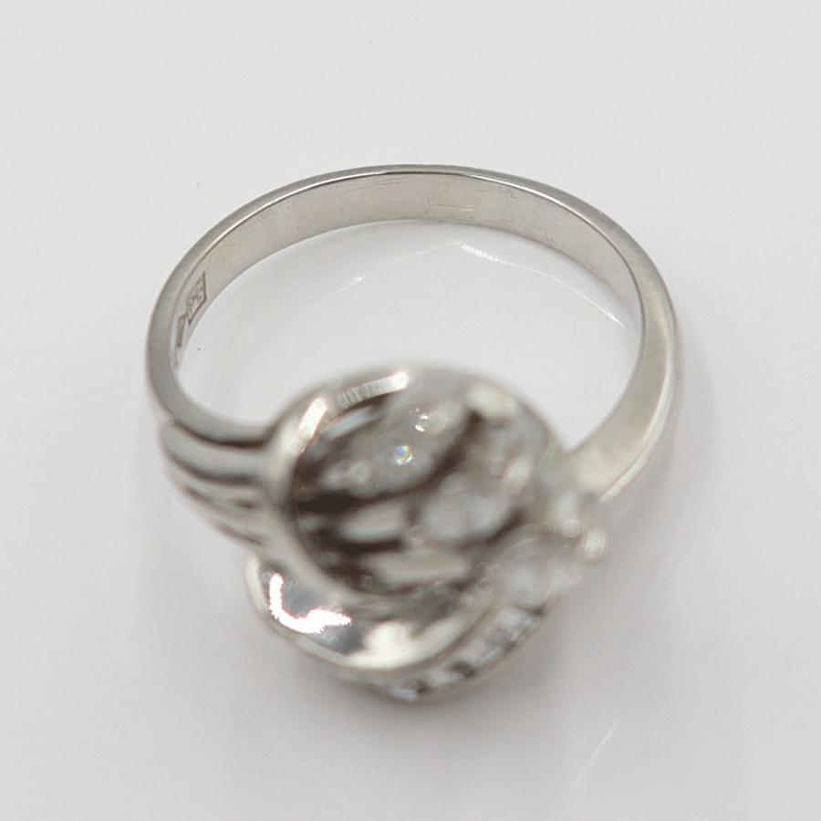 Pt900ダイヤモンドリング　D0.40ct　サイズ9号　重量6.94ｇ(石の重量含む)　レディース(中古)