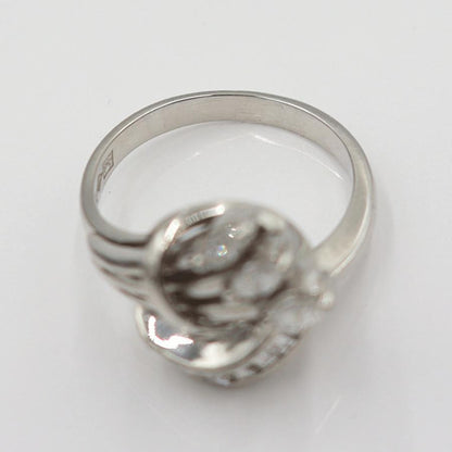 Pt900ダイヤモンドリング　D0.40ct　サイズ9号　重量6.94ｇ(石の重量含む)　レディース(中古)