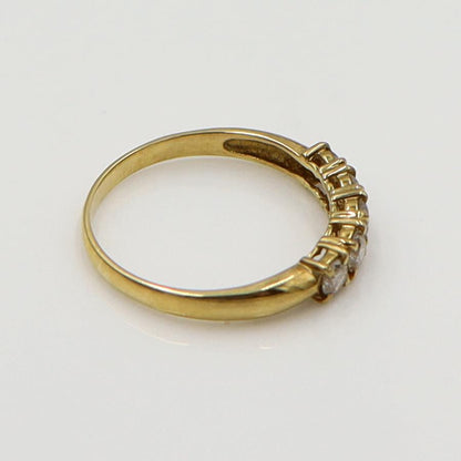 K18ダイヤモンドリング　D0.30ct　サイズ7号　重量1.26ｇ(石の重量含む)　(中古)