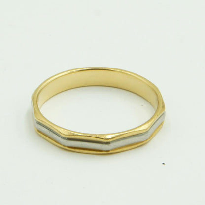 K18/Pt850ファッションリング　リング18号　重量3.21g　メンズ・レディ−ス（中古）