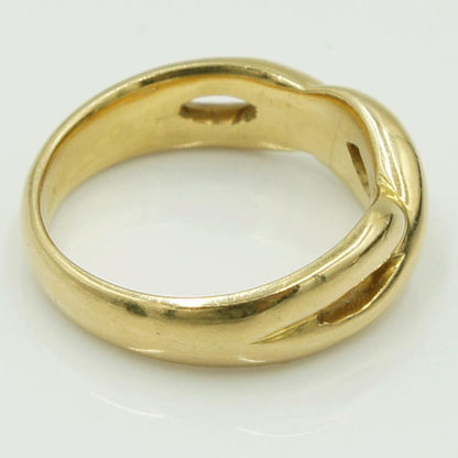 K18ファッションリング　リング14号　重量7.26ｇ　レディース（中古）