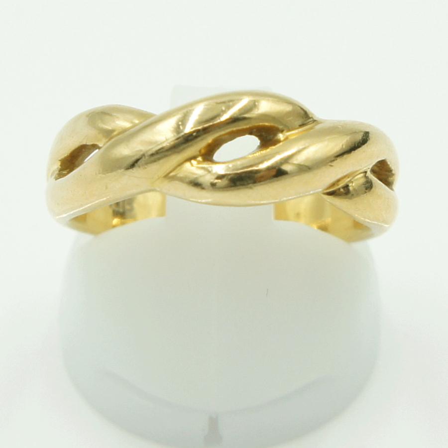 K18ファッションリング　リング14号　重量7.26ｇ　レディース（中古）