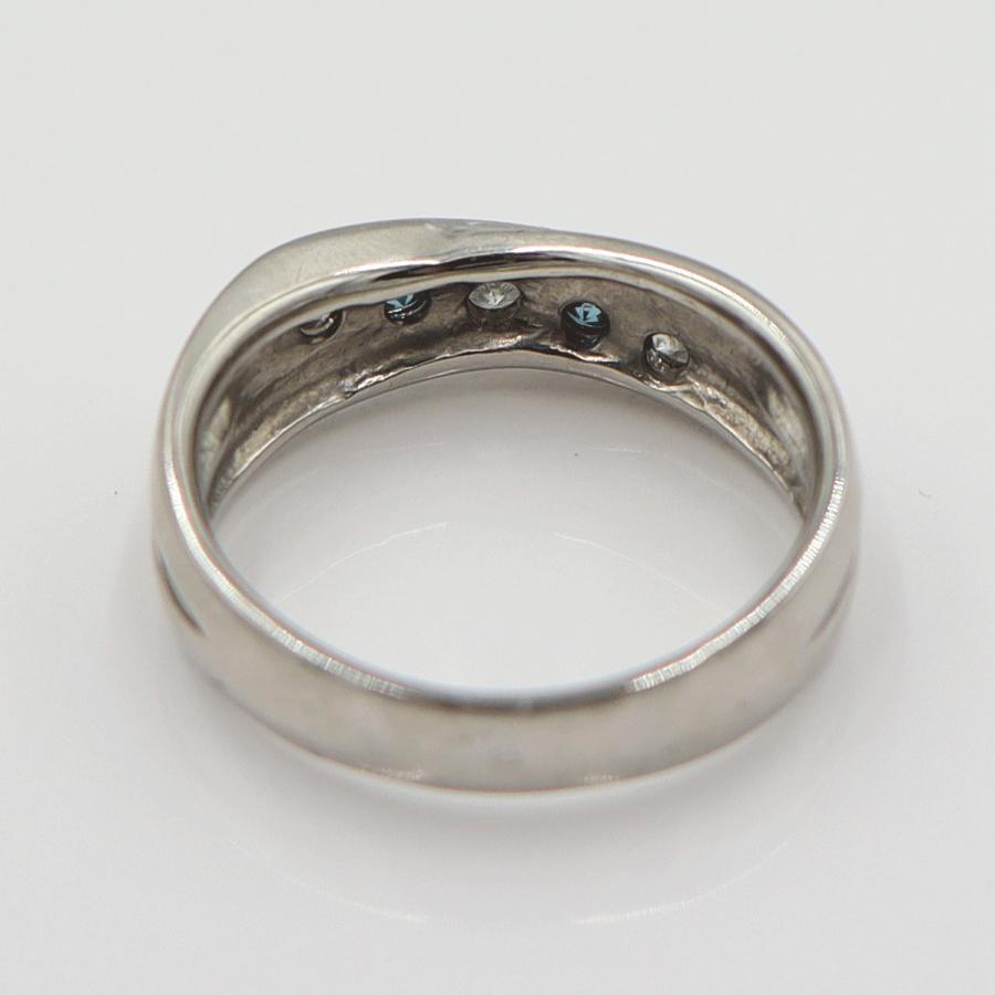 Pt900ダイヤモンドリング　D0.65ct　サイズ16号　重量8.92ｇ(石の重量含む)　レディース(中古)