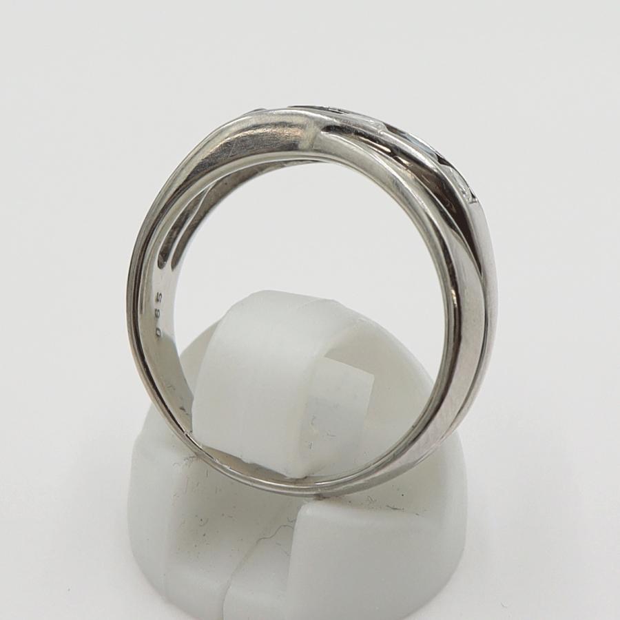 Pt900ダイヤモンドリング　D0.65ct　サイズ16号　重量8.92ｇ(石の重量含む)　レディース(中古)