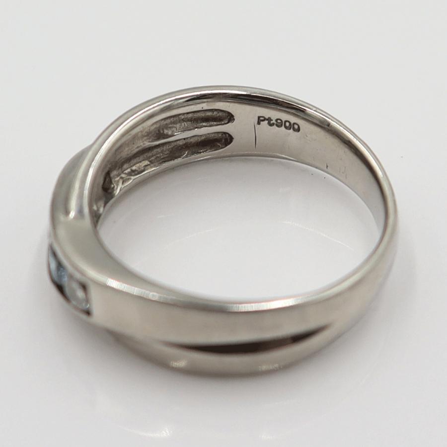 Pt900ダイヤモンドリング　D0.65ct　サイズ16号　重量8.92ｇ(石の重量含む)　レディース(中古)