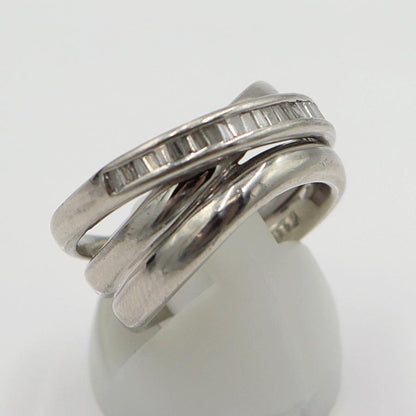 Pt900ダイヤモンドリング　D0.41ct　サイズ12号　重量15.23ｇ(石の重量含む)　レディース(中古)