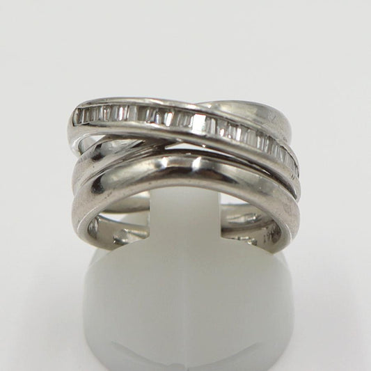 Pt900ダイヤモンドリング　D0.41ct　サイズ12号　重量15.23ｇ(石の重量含む)　レディース(中古)