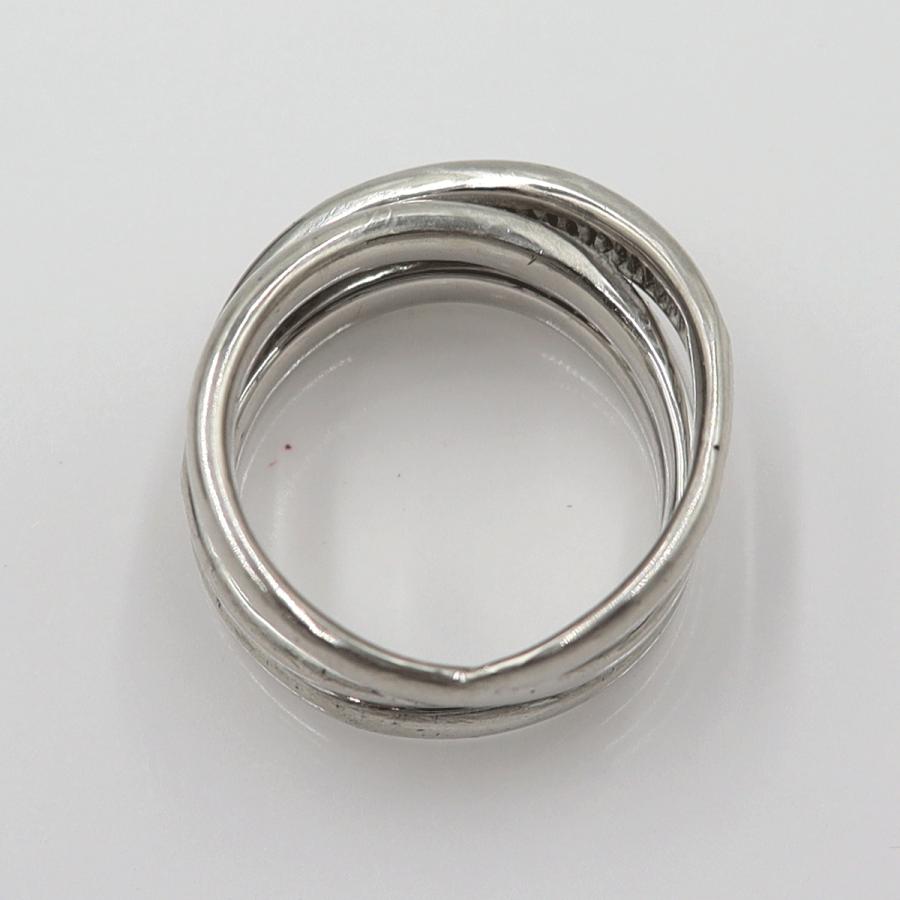 Pt900ダイヤモンドリング　D0.41ct　サイズ12号　重量15.23ｇ(石の重量含む)　レディース(中古)