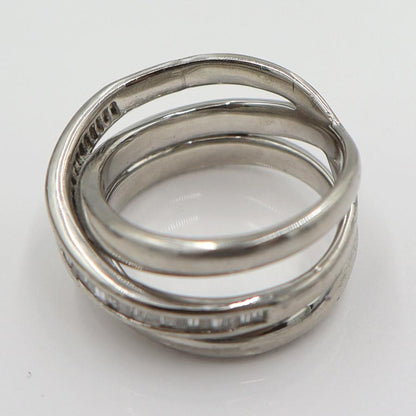 Pt900ダイヤモンドリング　D0.41ct　サイズ12号　重量15.23ｇ(石の重量含む)　レディース(中古)