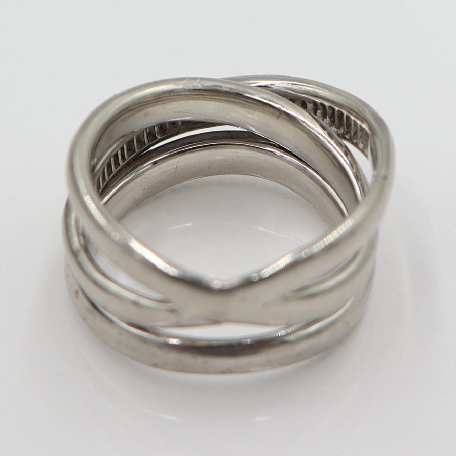 Pt900ダイヤモンドリング　D0.41ct　サイズ12号　重量15.23ｇ(石の重量含む)　レディース(中古)