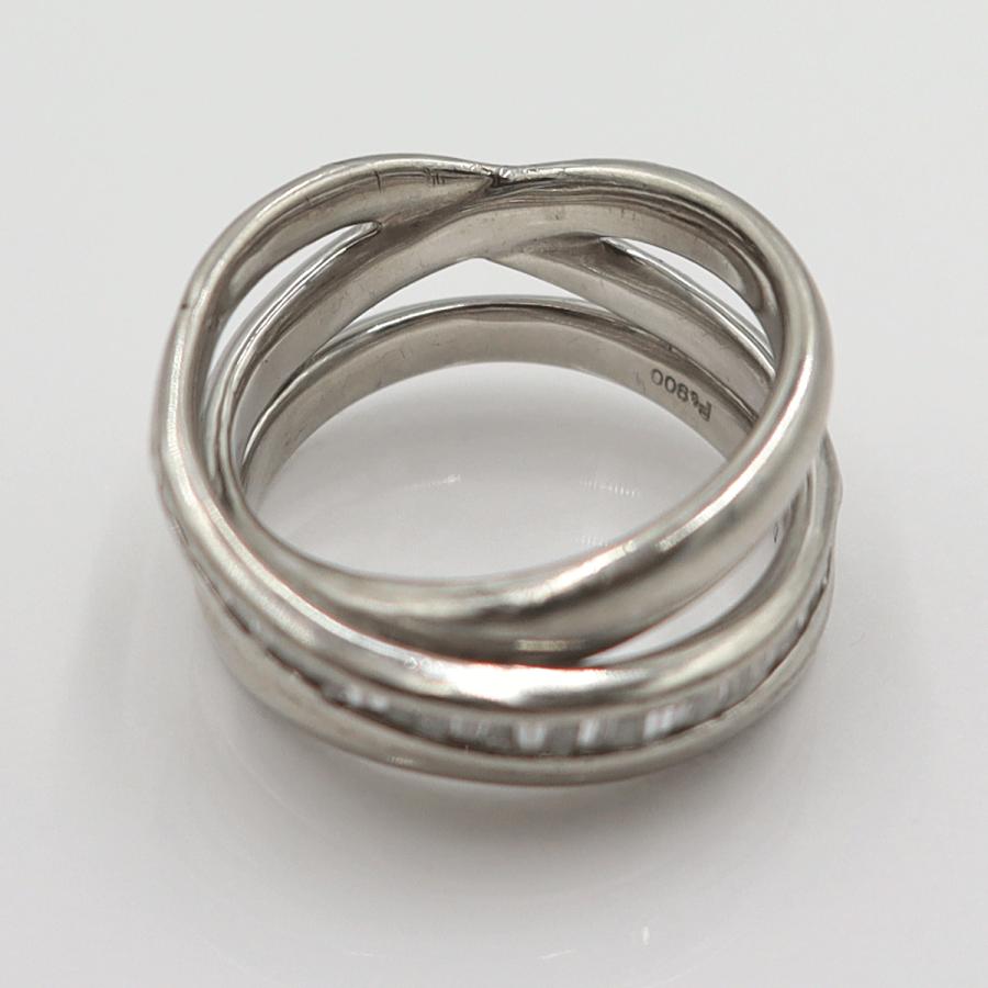 Pt900ダイヤモンドリング　D0.41ct　サイズ12号　重量15.23ｇ(石の重量含む)　レディース(中古)