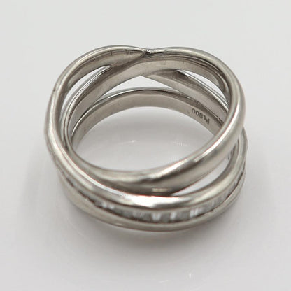 Pt900ダイヤモンドリング　D0.41ct　サイズ12号　重量15.23ｇ(石の重量含む)　レディース(中古)