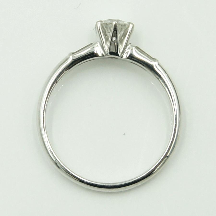 ニナリッチ(NINA RICCI)　Pt900セイコーダイヤモンドリング　D0.32ct　リングサイズ10号　重量3.01ｇ(石の重量含む)　レディース（中古）