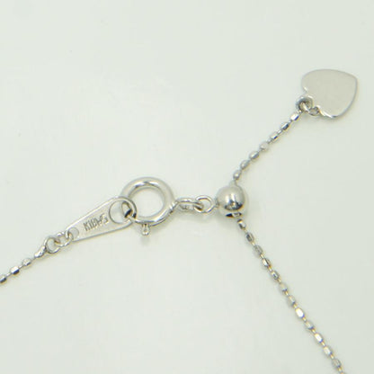 K18WGダイヤモンドパンダ　ペンダント付きネックレス　D0.60,0.20ct　重量4.3ｇ(石の重量含む)（中古）