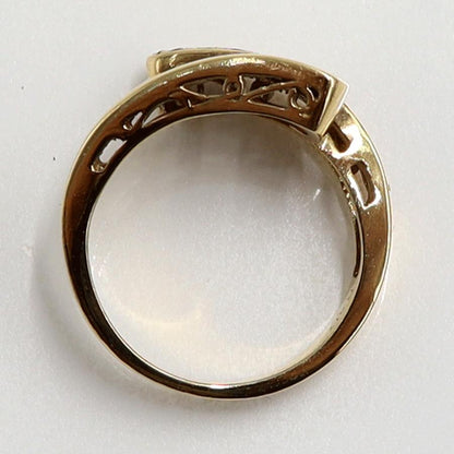 K18ルビーダイヤモンドリング　R0.17ct　D0.15ct　リングサイズ11号　重量7.37ｇ(石の重量含む)　レディース（中古）