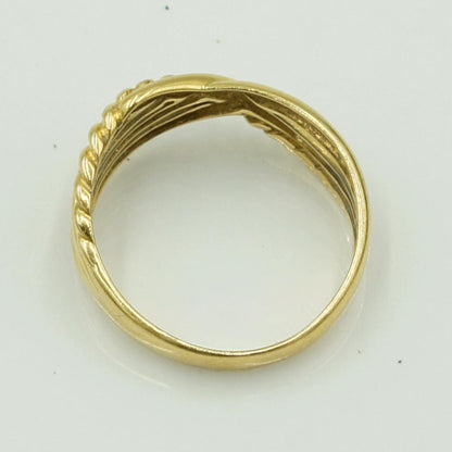 K18ファッションリング　リングサイズ11号　重量2.79g　レディース（中古）