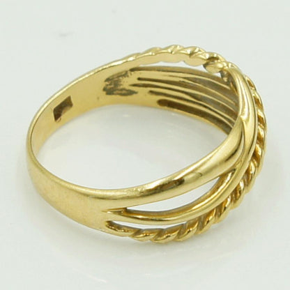 K18ファッションリング　リングサイズ11号　重量2.79g　レディース（中古）