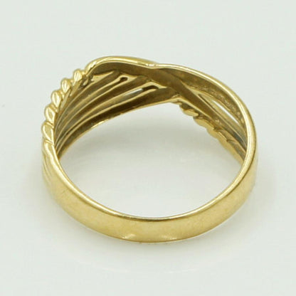 K18ファッションリング　リングサイズ11号　重量2.79g　レディース（中古）