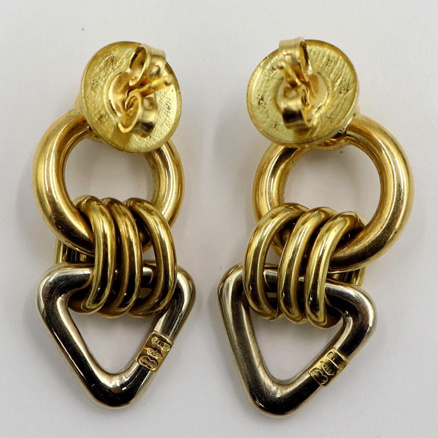 ウノア・エレ(UNOAERRE) 750デザインピアス　重量12.56ｇ　レディース（中古）