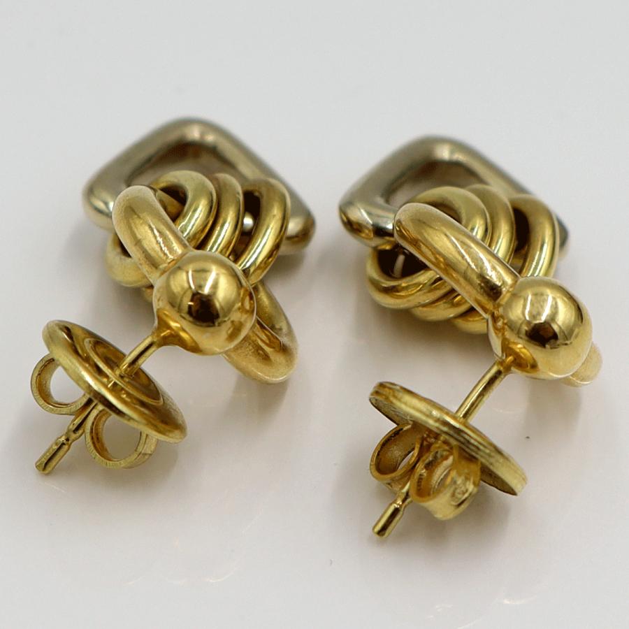 ウノア・エレ(UNOAERRE) 750デザインピアス　重量12.56ｇ　レディース（中古）