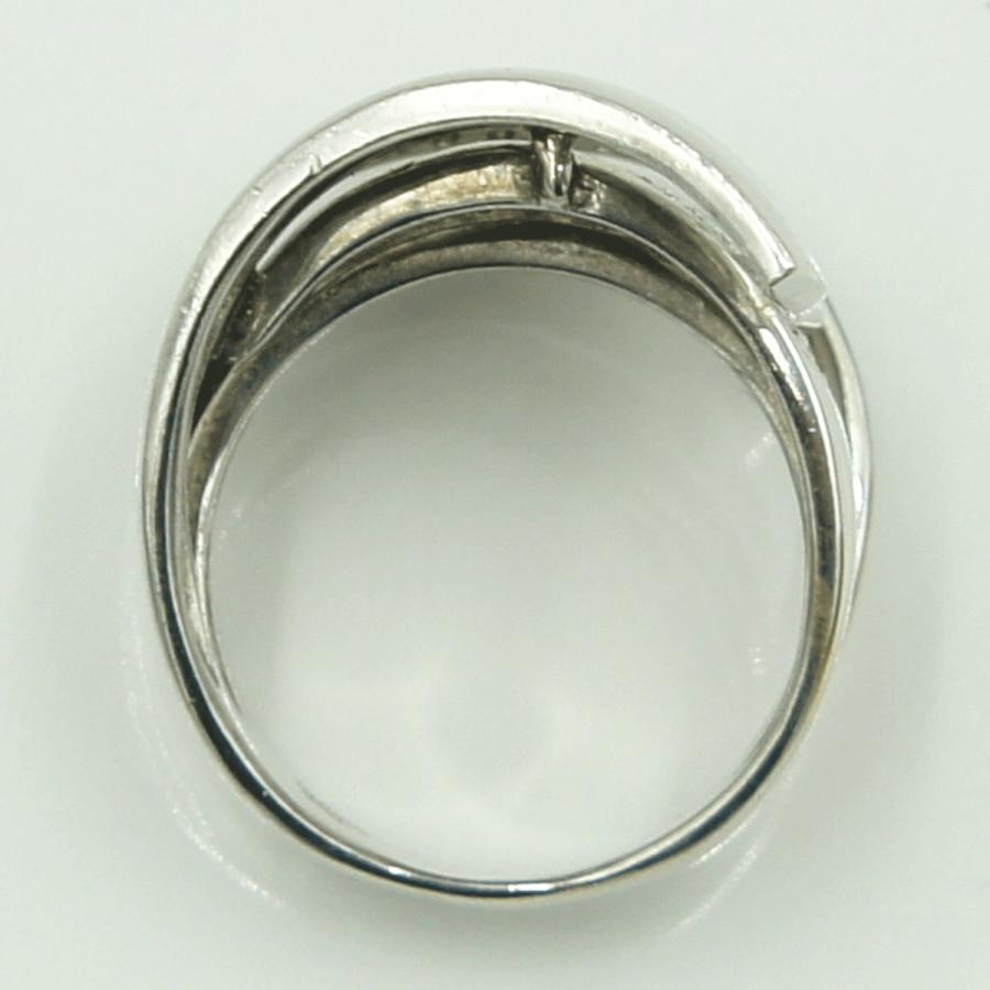 K18WGダイヤモンドリング　D0.45ct　リングサイズ14号　重量12.42ｇ(石の重量含む)（中古）