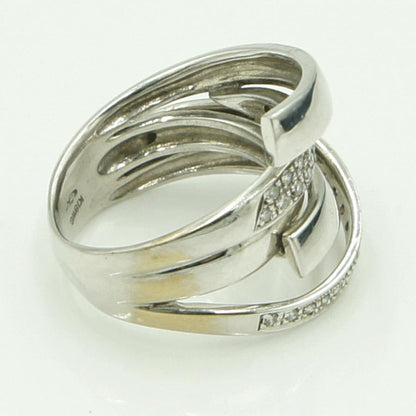 K18WGダイヤモンドリング　D0.45ct　リングサイズ14号　重量12.42ｇ(石の重量含む)（中古）