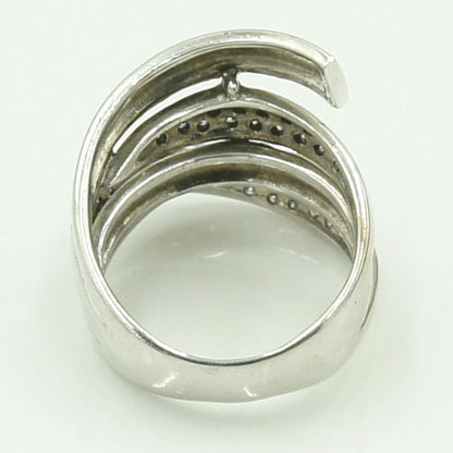 K18WGダイヤモンドリング　D0.45ct　リングサイズ14号　重量12.42ｇ(石の重量含む)（中古）