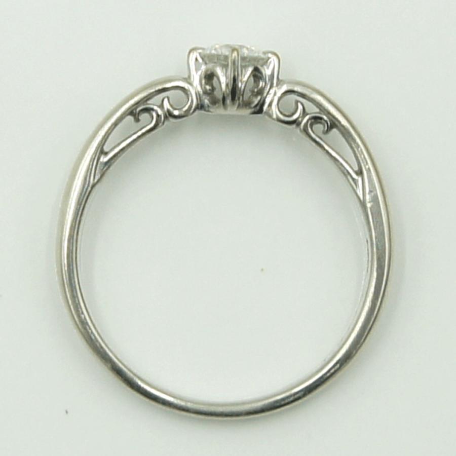 Pt900ダイヤモンドリング　D0.200ct　リングサイズ9号　重量2.51ｇ(石の重量含む)（中古）