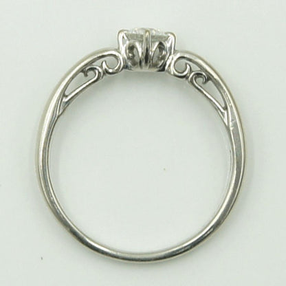 Pt900ダイヤモンドリング　D0.200ct　リングサイズ9号　重量2.51ｇ(石の重量含む)（中古）