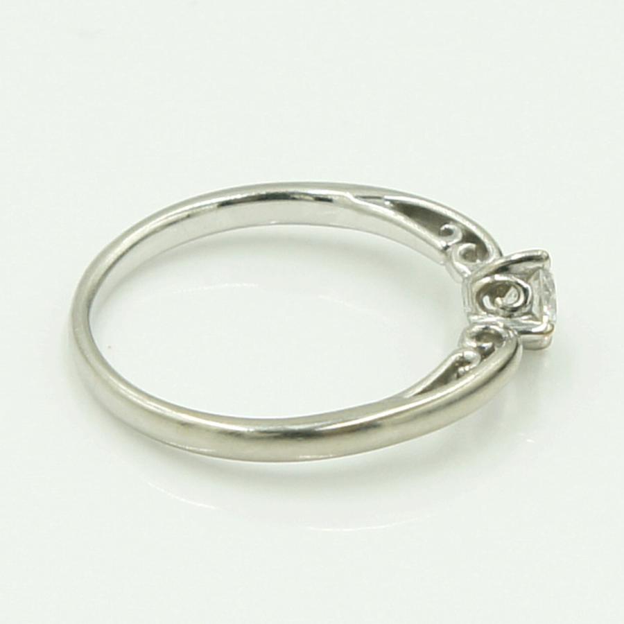 Pt900ダイヤモンドリング　D0.200ct　リングサイズ9号　重量2.51ｇ(石の重量含む)（中古）