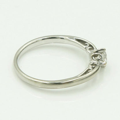 Pt900ダイヤモンドリング　D0.200ct　リングサイズ9号　重量2.51ｇ(石の重量含む)（中古）