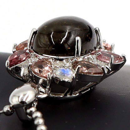 K18WGマルチ石ペンダントトップ　重量10.80ｇ　レディース（中古）