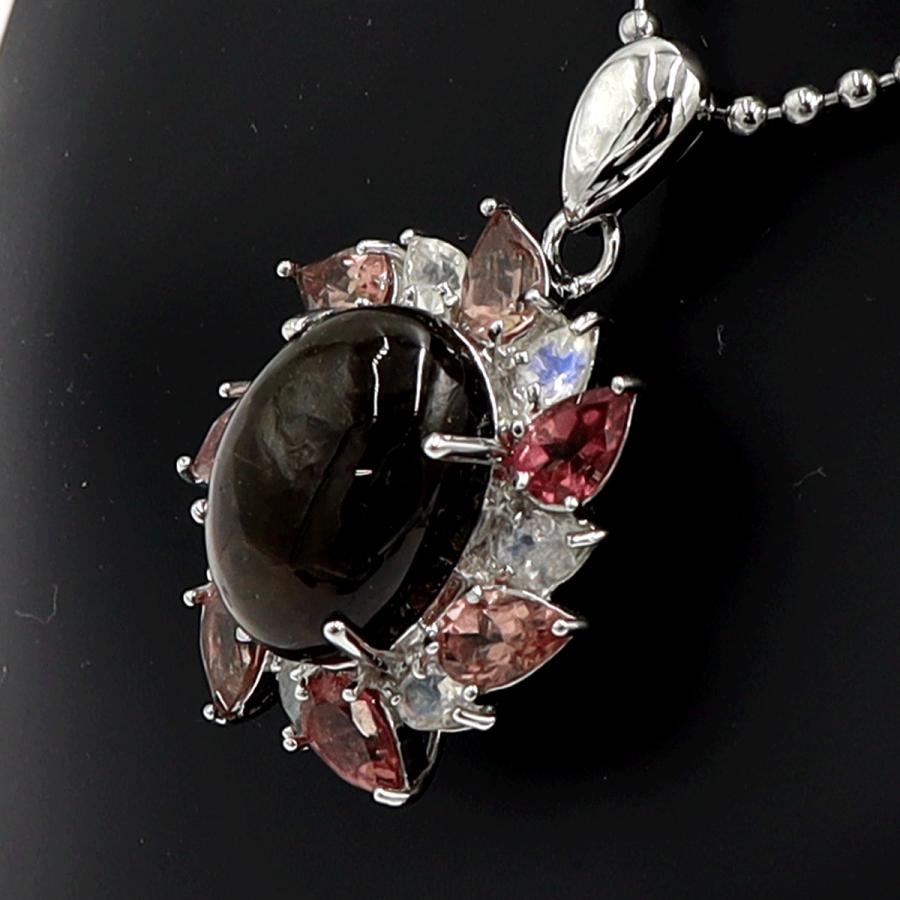 K18WGマルチ石ペンダントトップ　重量10.80ｇ　レディース（中古）