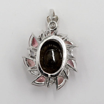 K18WGマルチ石ペンダントトップ　重量10.80ｇ　レディース（中古）