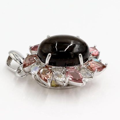 K18WGマルチ石ペンダントトップ　重量10.80ｇ　レディース（中古）