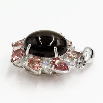 K18WGマルチ石ペンダントトップ　重量10.80ｇ　レディース（中古）