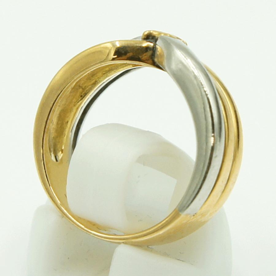 セリーヌ(CELINE)　750/Pt900リング　リングサイズ11号　重量9.27ｇ　レディース（中古）