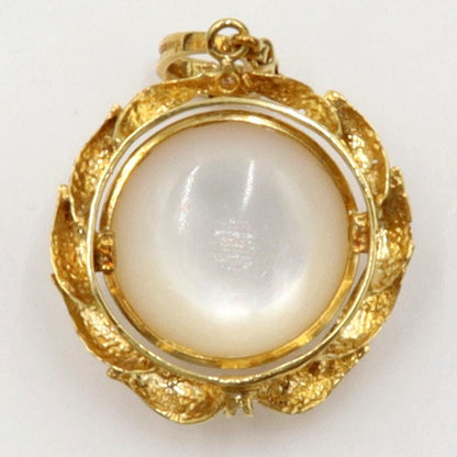 K18マペパールペンダント　重量5.20ｇ(石の重量含む)（中古）