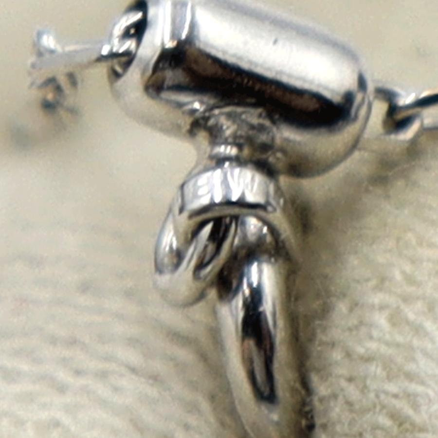 K18WGダイヤペンダントネックレス　D0.45ct　ネック長さ約44cm　重量4.12ｇ(石の重量含む)(中古)