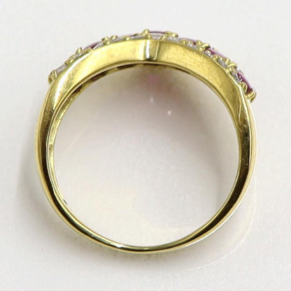 K18ルビーダイヤモンドリング　R1.50ct　D0.23ct　リングサイズ9号　重量4.11ｇ(石の重量含む)　レディース（中古）