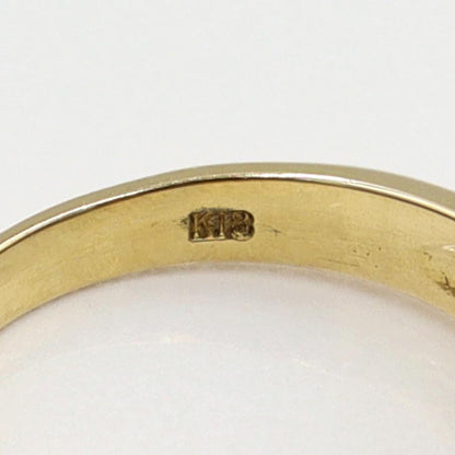 K18マルチ石リング　E0.25ct　S0.40ct　サイズ11号　重量4.89ｇ(石の重量含む) レディース(中古)