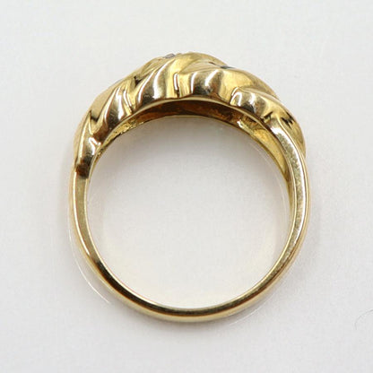 K18マルチ石リング　E0.25ct　S0.40ct　サイズ11号　重量4.89ｇ(石の重量含む) レディース(中古)