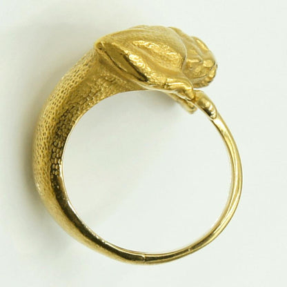 カレライカレラ（Carrera y Carrera）カレライカレラ750リング「パンサー」リングサイズ16号　（中古）