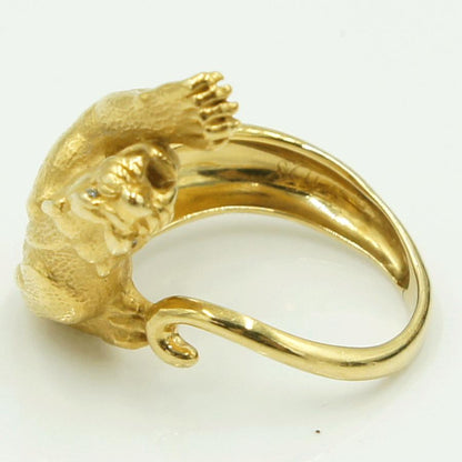 カレライカレラ（Carrera y Carrera）カレライカレラ750リング「パンサー」リングサイズ16号　（中古）