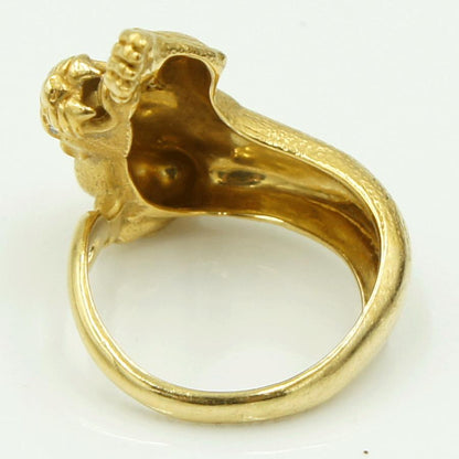 カレライカレラ（Carrera y Carrera）カレライカレラ750リング「パンサー」リングサイズ16号　（中古）