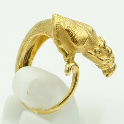 カレライカレラ（Carrera y Carrera）カレライカレラ750リング「パンサー」リングサイズ16号　（中古）